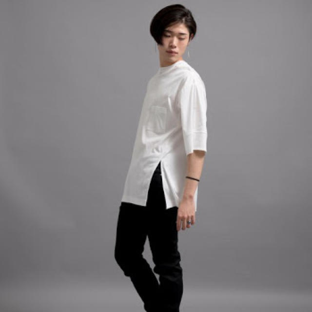 MIHARAYASUHIRO(ミハラヤスヒロ)のFit MIHARAYASUHIRO フロントスリットTEE メンズのトップス(Tシャツ/カットソー(半袖/袖なし))の商品写真