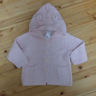 ベビーギャップ(babyGAP)の新品　babygap くま耳　カーディガン90(カーディガン)