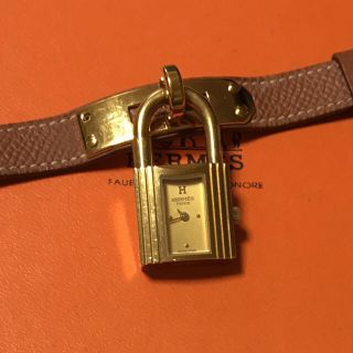 エルメス(Hermes)のエルメスケリー時計ベージュ(腕時計)