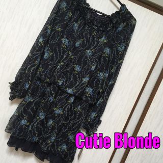 キューティーブロンド(Cutie Blonde)の新品Cutie Blonde♡ペプラムチュニック(チュニック)