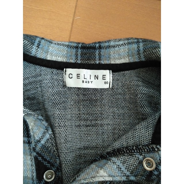 celine(セリーヌ)のセリーヌ　長袖ロンパース80サイズ キッズ/ベビー/マタニティのベビー服(~85cm)(ロンパース)の商品写真