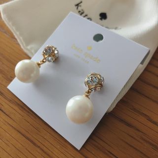 ケイトスペードニューヨーク(kate spade new york)のふにゃ様専用【sale】kate spade 新品 ピアス パール×クリスタル(ピアス)