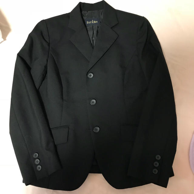 EASTBOY(イーストボーイ)のジャッケット 黒 スーツ レディースのフォーマル/ドレス(スーツ)の商品写真