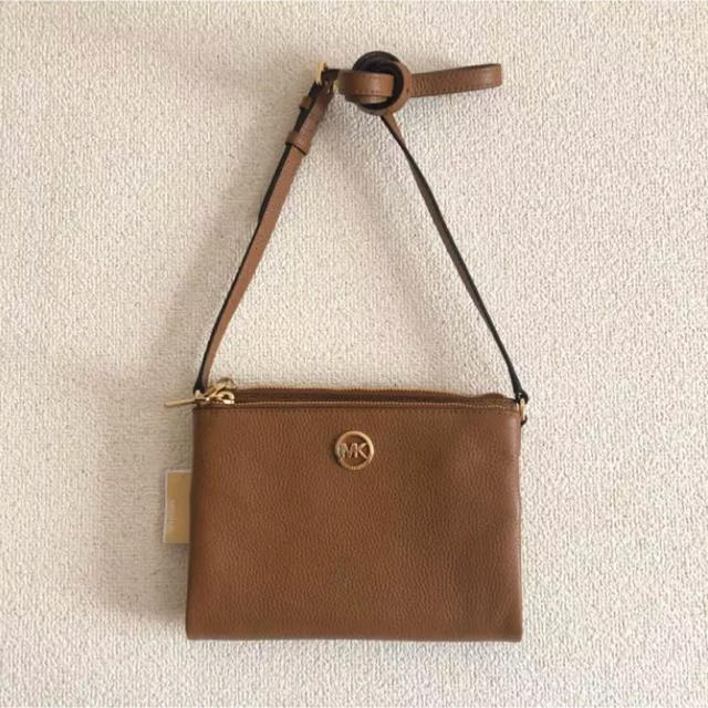 【sale】 michael kors 新品 クロスボディ 茶