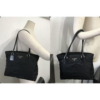 プラダ(PRADA)の●11万PRADAＧカード有プラダ革レザー多用ショルダーバッグ黒●良好↑(ショルダーバッグ)