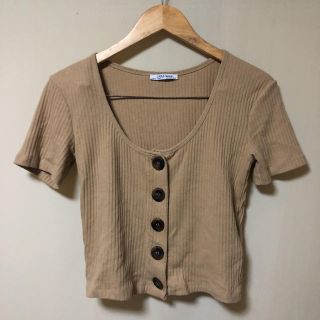 ザラ(ZARA)のZARA トップス(Tシャツ(半袖/袖なし))