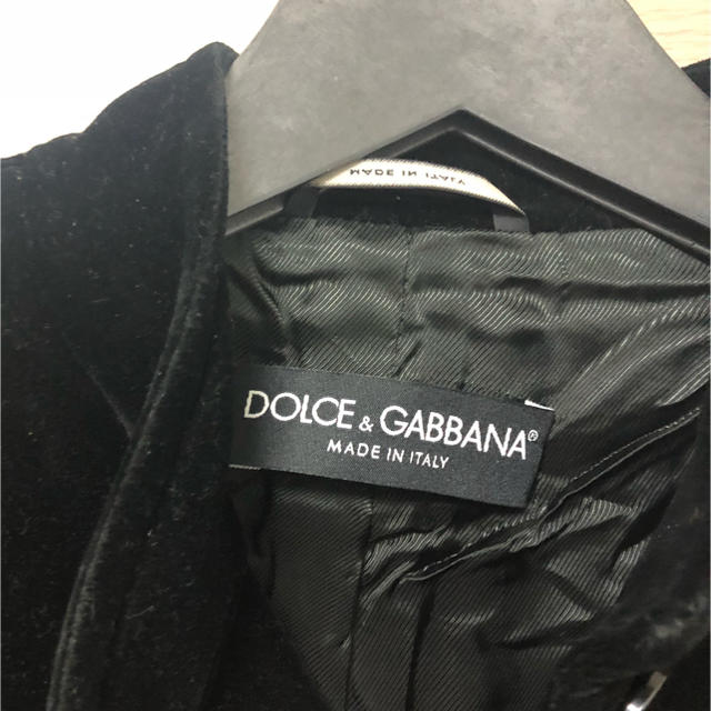 DOLCE&GABBANA(ドルチェアンドガッバーナ)のドルチェ&ガッバーナ D&G ベロアジャケット レディースのジャケット/アウター(テーラードジャケット)の商品写真