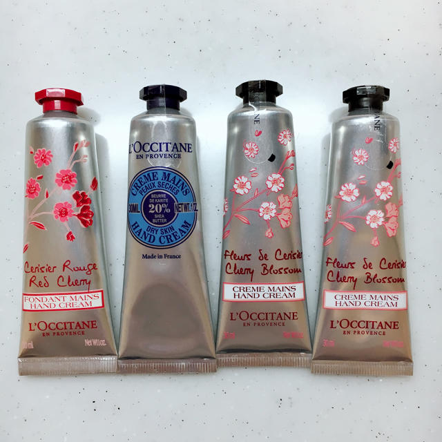 L'OCCITANE(ロクシタン)の【新品】ロクシタン ハンドクリーム 30ml 4本 コスメ/美容のボディケア(ハンドクリーム)の商品写真