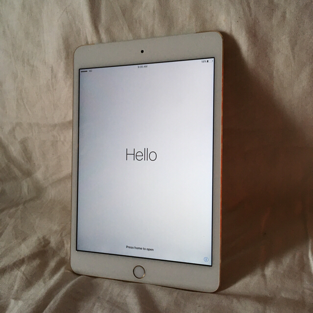 iPad(アイパッド)のiPad mini4 Wi-Fi + Cellularモデル simフリー 64 スマホ/家電/カメラのPC/タブレット(タブレット)の商品写真