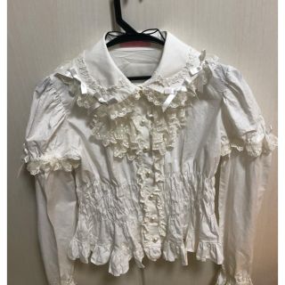 アンジェリックプリティー(Angelic Pretty)のAngelic Prettyブラウス 袖外せます 長袖半袖可(シャツ/ブラウス(長袖/七分))