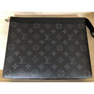 ルイヴィトン(LOUIS VUITTON)のルイ・ヴィトン「ポシェット・ヴォワヤージュ MM」 モノグラム・エクリプス(セカンドバッグ/クラッチバッグ)