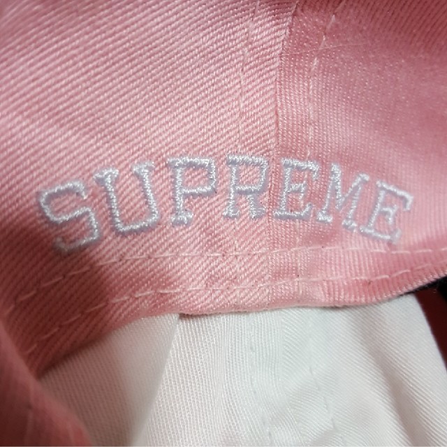 2015ss Supreme S Logo 6 Panel Cap Pink
