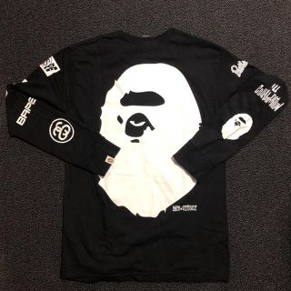 A BATHING APE × STUSSY バンダナ　ブラック　未開封品