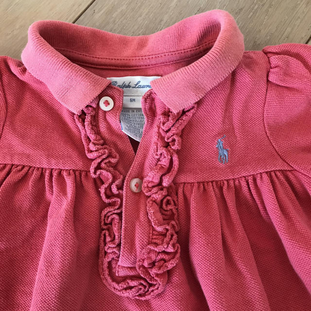 Ralph Lauren(ラルフローレン)のRalph Lauren ワンピース インナーパンツつき 6M キッズ/ベビー/マタニティのベビー服(~85cm)(ワンピース)の商品写真