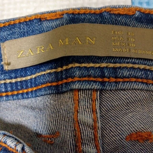 ZARA(ザラ)のザラ　ダメージスキニーデニム メンズのパンツ(デニム/ジーンズ)の商品写真