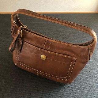 コーチ(COACH)の【美品】COACH コーチ  レザーハンドバック(ハンドバッグ)