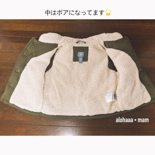 babyGAP(ベビーギャップ)の【babygap】中ボア♡ダウンベスト♡アウター♡ジャケット キッズ/ベビー/マタニティのベビー服(~85cm)(ジャケット/コート)の商品写真