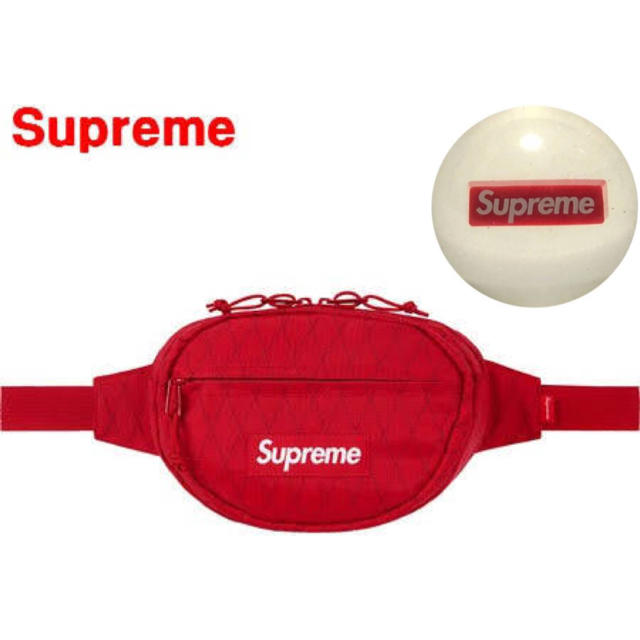 Supreme Waist Bag RED