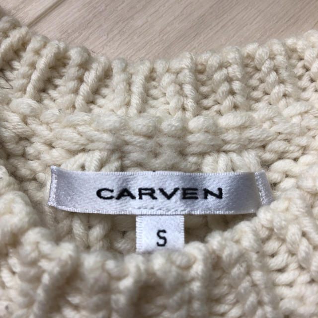 CARVEN(カルヴェン)の定価5万以上💕CARVEN肉厚ニットS美品 レディースのトップス(ニット/セーター)の商品写真