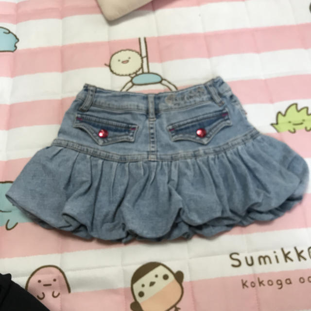 RONI(ロニィ)のRONI デニムのスカートMサイズ キッズ/ベビー/マタニティのキッズ服女の子用(90cm~)(スカート)の商品写真