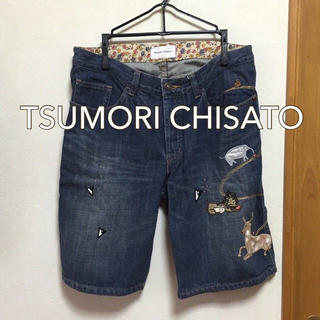 ツモリチサト(TSUMORI CHISATO)のツモリ♡動物デニムパンツ(デニム/ジーンズ)