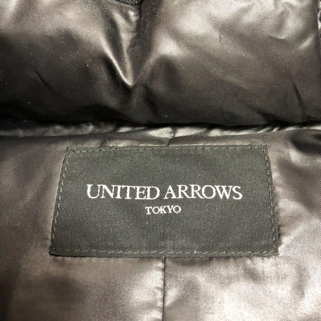 UNITED ARROWS(ユナイテッドアローズ)のUNITED ARROWS/ユナイテッドアローズ ダウンベスト ブラック レディースのジャケット/アウター(ダウンベスト)の商品写真