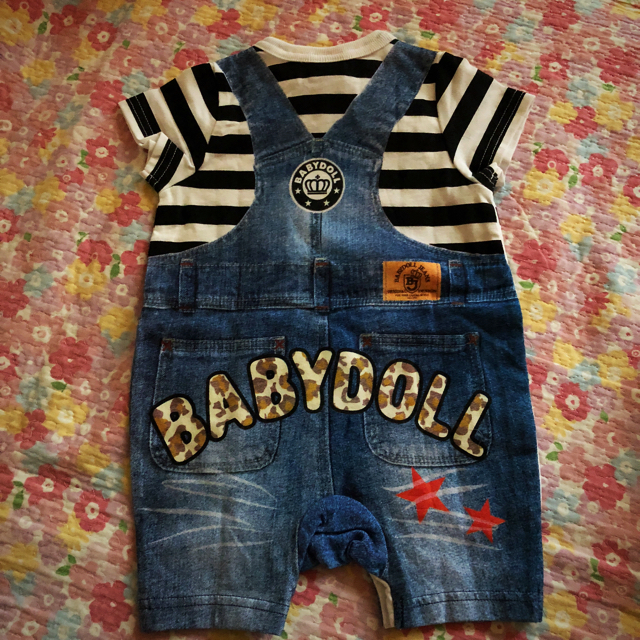 BABYDOLL(ベビードール)のベビードール  ロンパース  カバーオール 70 キッズ/ベビー/マタニティのベビー服(~85cm)(カバーオール)の商品写真