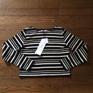 マウジー(moussy)の新品  タグ付き マウジー ボーダー トップス(カットソー(長袖/七分))