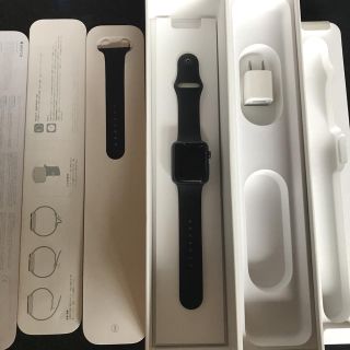 アップルウォッチ(Apple Watch)の42mm Apple Watch series 3 (腕時計(デジタル))