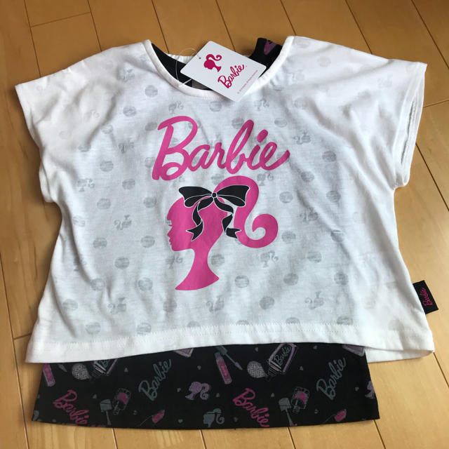 Barbie(バービー)のバービー Barbie Tシャツ タンクトップ セット キッズ/ベビー/マタニティのキッズ服女の子用(90cm~)(Tシャツ/カットソー)の商品写真