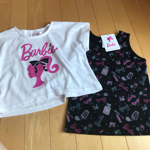 Barbie(バービー)のバービー Barbie Tシャツ タンクトップ セット キッズ/ベビー/マタニティのキッズ服女の子用(90cm~)(Tシャツ/カットソー)の商品写真