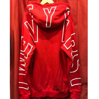 ■★デカロゴ ストリート系 パーカー★■【RED/WHT】■★男女兼用/絶品■(パーカー)