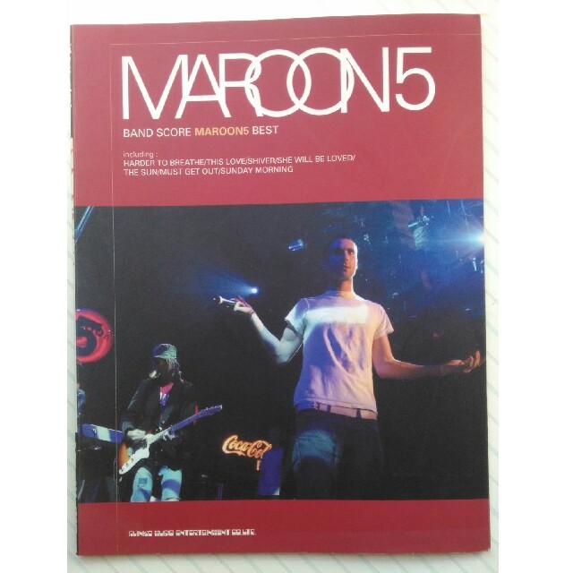 MAROON5　バンドスコア　マルーン5・ベスト 楽器のスコア/楽譜(ポピュラー)の商品写真
