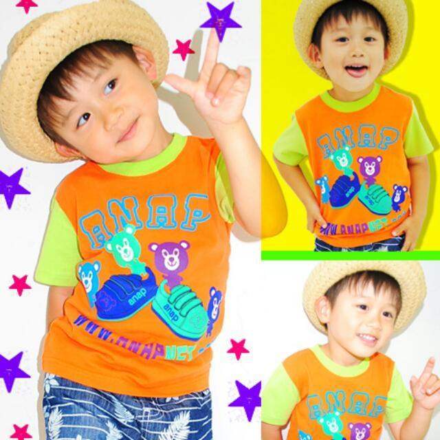 ANAP Kids(アナップキッズ)のkids★スニーカー×ベアーＴシャツ キッズ/ベビー/マタニティのキッズ服男の子用(90cm~)(その他)の商品写真