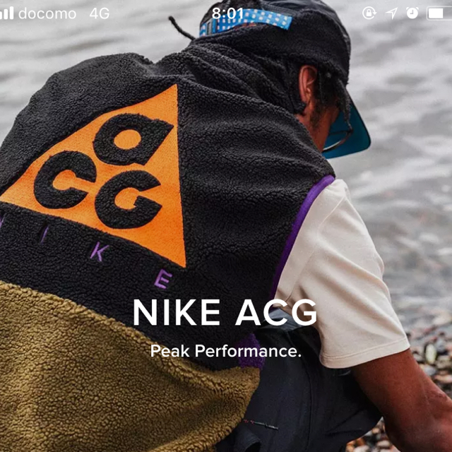 完売品】ナイキ× ACG ベスト Mサイズ 完売品】ナイキ× ACG ベスト Mサイズ
