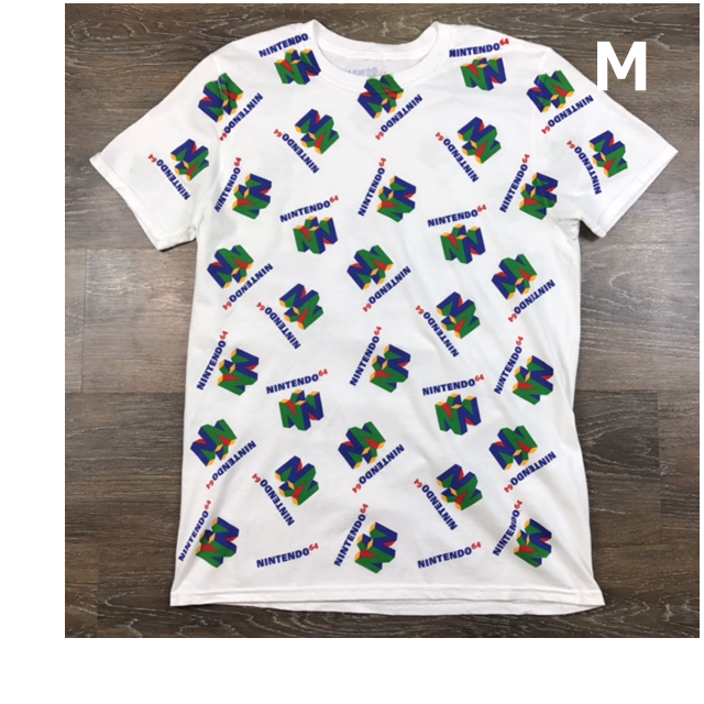 NINTENDO 64(ニンテンドウ64)のニンテンドー64 オフィシャル Nロゴ Tシャツ 【M】 新品 180613 メンズのトップス(Tシャツ/カットソー(半袖/袖なし))の商品写真