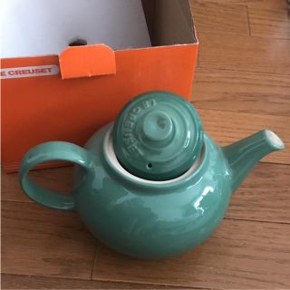 ルクルーゼ(LE CREUSET)のル・クルーゼ ティーポット 新品 グリーン(食器)