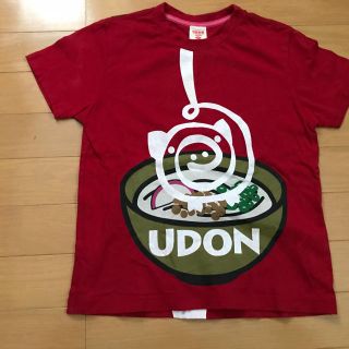 ドラッグストアーズ(drug store's)のドラッグストアーズ★ぶたさんうどん赤Tシャツ130(Tシャツ/カットソー)