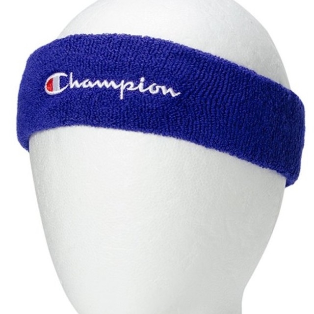 Champion(チャンピオン)の新品 F Champion basketball hair band blue レディースのヘアアクセサリー(ヘアバンド)の商品写真