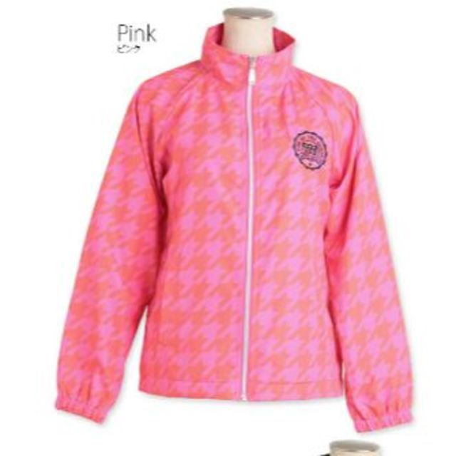 【新品】キスオンザグリーン ♡ 千鳥格子柄シャカシャカジップアップブルゾン 1
