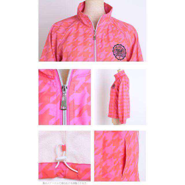 【新品】キスオンザグリーン ♡ 千鳥格子柄シャカシャカジップアップブルゾン 3