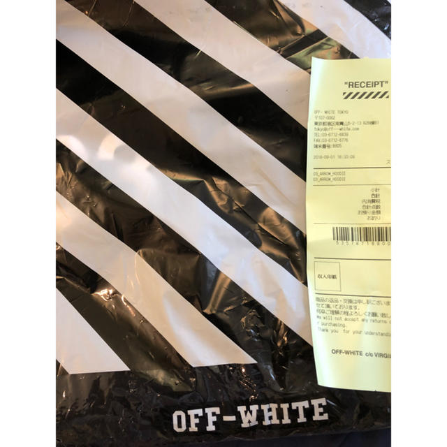 OFF-WHITE(オフホワイト)のoff-white for all 03 アロー X L 黒 メンズのトップス(パーカー)の商品写真