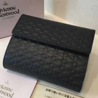 ヴィヴィアンウエストウッド(Vivienne Westwood)の新品Vivienne Westwood モノグラムOR/男女兼用ネイビー折財布(折り財布)