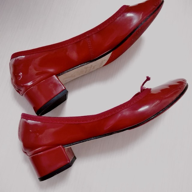 repetto(レペット)のゆうこ様　repettoレペットバレエシューズ カミーユ　濃赤　37　美品 レディースの靴/シューズ(バレエシューズ)の商品写真