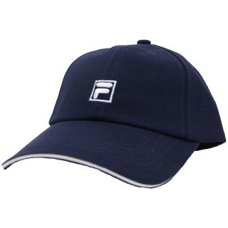 フィラ(FILA)のFILAフィラキャップベーシックF-BOXキャンバス57～59cmネイビー新品(キャップ)