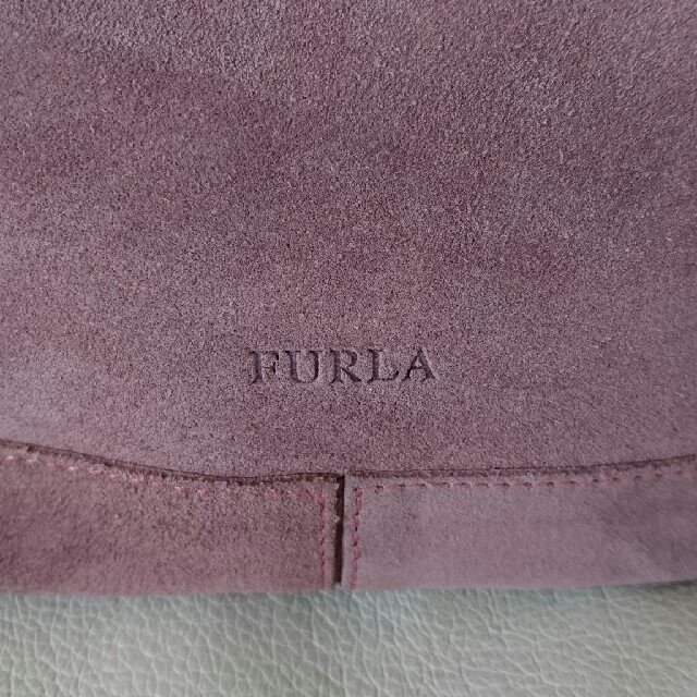 Furla(フルラ)のFURLA スウェードミニバッグ ピンク レディースのバッグ(ショルダーバッグ)の商品写真