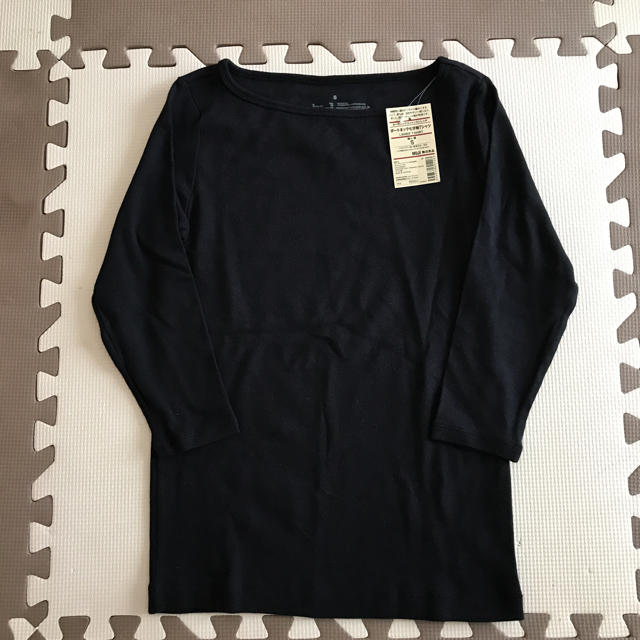 MUJI (無印良品)(ムジルシリョウヒン)の★新品★MUJI 七分袖Tシャツ S レディースのトップス(Tシャツ(長袖/七分))の商品写真