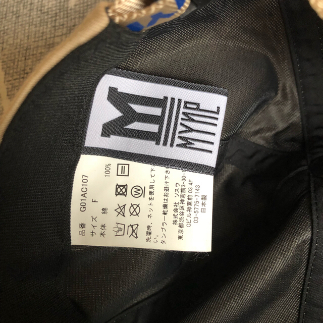 MIHARAYASUHIRO(ミハラヤスヒロ)のMYne SILICON TAG CAP メンズの帽子(キャップ)の商品写真