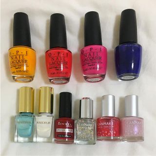 オーピーアイ(OPI)のマニキュア まとめ売り(opi.キャンメイク.リンメル.リゼドゥール)(マニキュア)