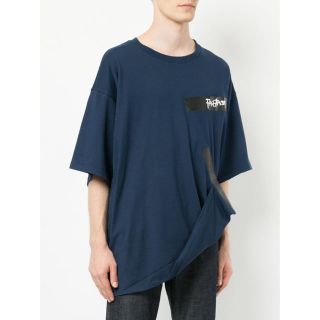 ファセッタズム(FACETASM)のFACETASM ファセッタズム テープビッグT 半袖Tシャツ ネイビー 紺(Tシャツ/カットソー(半袖/袖なし))